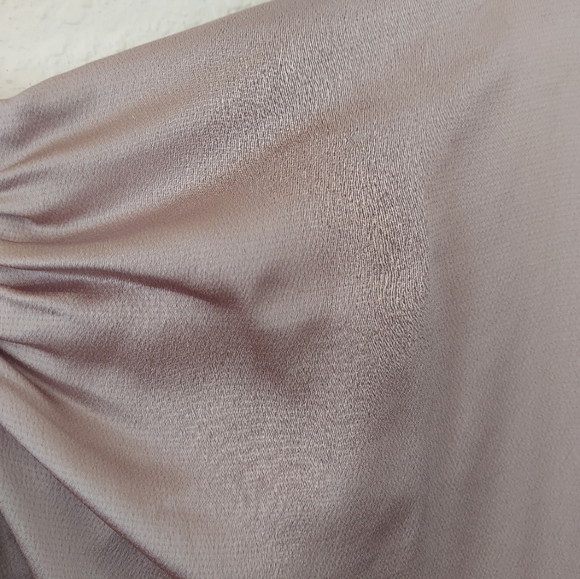 Zara satin effect knot skirt - Picture 7 of 9